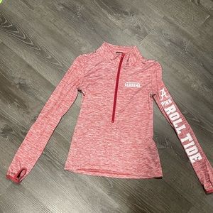 PINK sweater university of Alabama with thumb holes size small